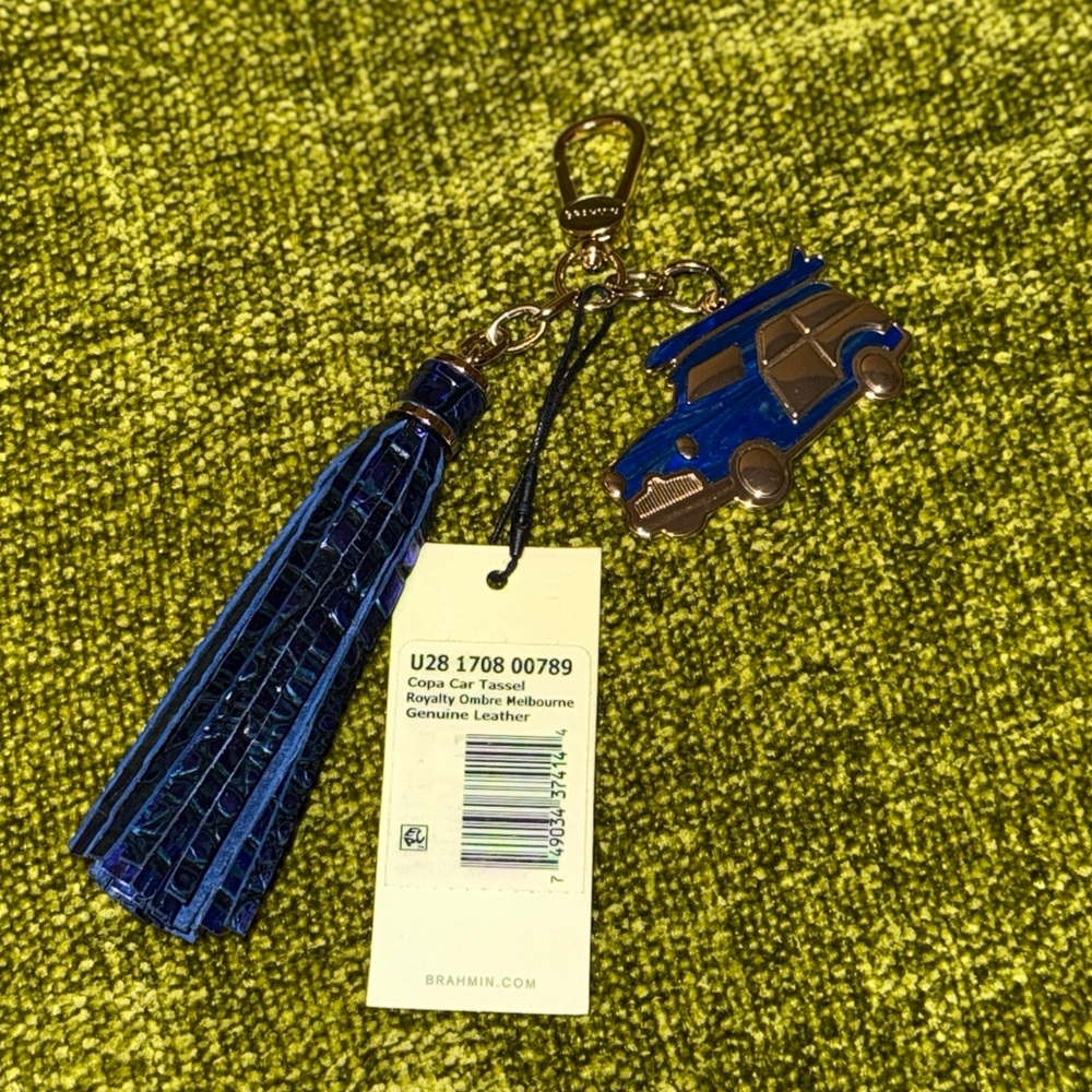 NWT Brahmin Copa Car Tassel in Royalty Ombré
